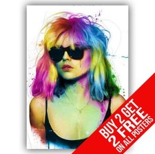 DEBBIE HARRY BLONDIE POSTER ART PRINT A4 A3 SIZE - BUY 2 GET ANY 2 FREE