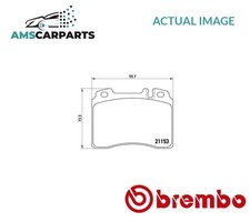 BRAKE PADS SET BRAKING PAD