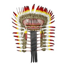 Indian Headdress Native American Hat Headwear for Masquerade Performance Cosplay