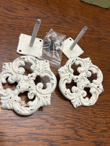 Pair antique shabby - 2,