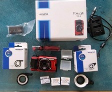 OLYMPUS Tough TG-6 Compact Digital Camera + . Red  . Excellent condition  TG 6