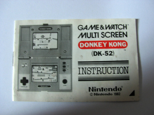 Nintendo game watch donkey - nintendo,