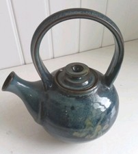 Stoneware Glazed Teapot Water Pot Blue CS
