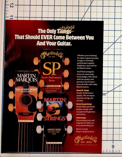 1998 martin guitar - guitar, strings