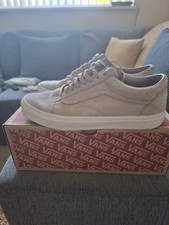 VANS Old Skool Pig Suede Humus/ Blanc De Blanc UK Size 9
