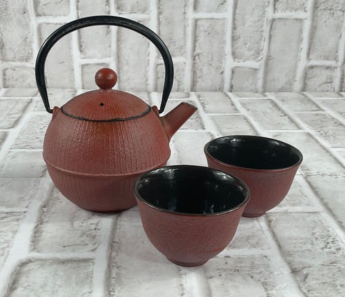 Japanese tea pot - tea, red