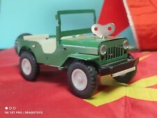 VINTAGE TOY JEEP SERVIS ITES KDN IGRA ČSSR CZECHIA WIND UP 1970 + KEY WORKS