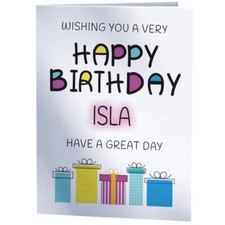 Happy Birthday Isla - Birthday