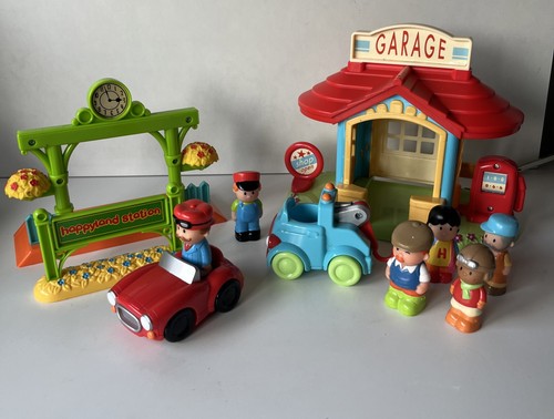 Happyland station and garage - station,