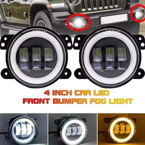 Inch led round fog - 2x,