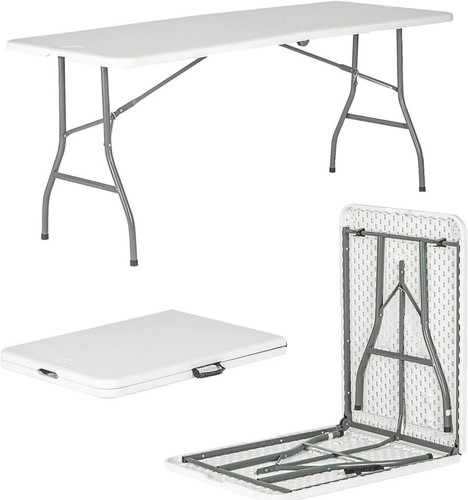 Folding table 6ft portable - folding,