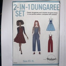 Dungarees Sewing Pattern 2 In