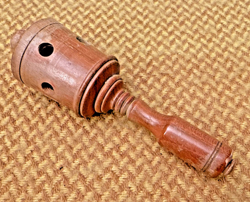 Antique treen boxwood baby - treen,