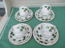 4 x Colclough IVY LEAF Tea
