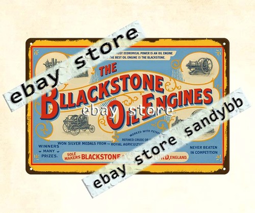 Blackstones oil engine - blackstones, tin