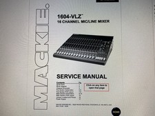 Mackie 1604-vlz Service