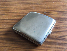 Silver cigarette Case. Retro.