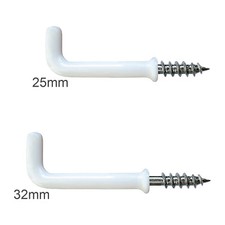 Dresser Square Cup Hook White