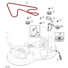 Replacement John Deere X135R