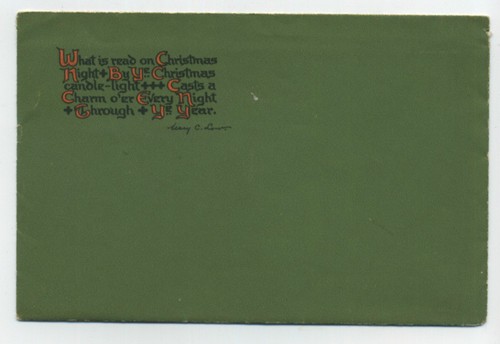 Deco christmas letter card - letter,