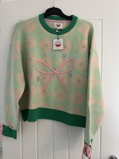 River Island Christmas Jumper Nephthys Illustrated Collaboration NEW Size XL