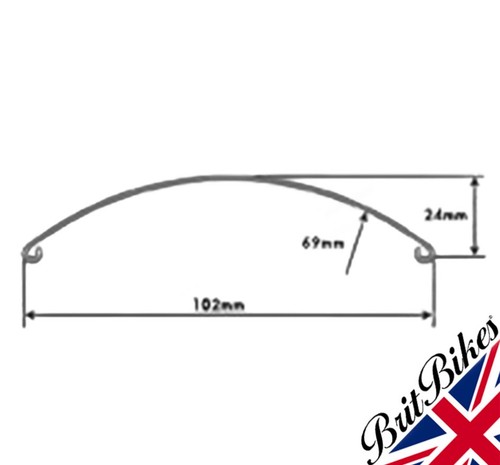 Motorbike mudguard front - mudguard,