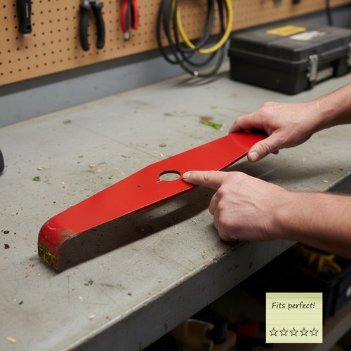 Tooth mulching blade red - 2-tooth,