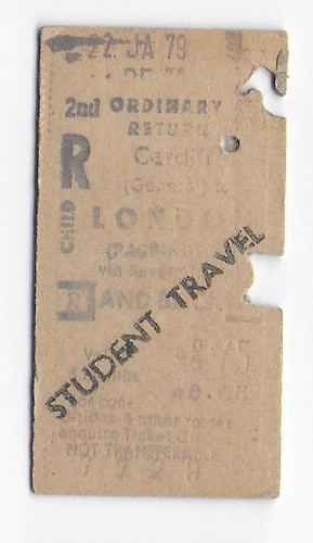 Railway ticket cardiff - railway,