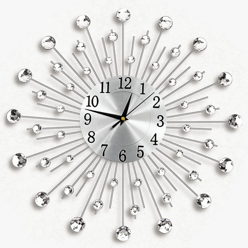 Crystal diamond wall - diamond, clocks