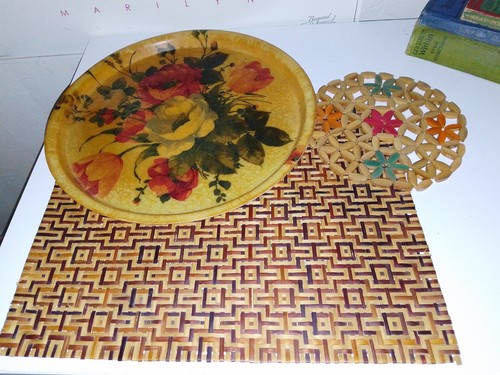 Vintage retro round - vintage, fibreglass