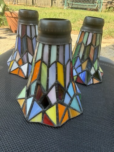 Set tiffany style mosaic - of,
