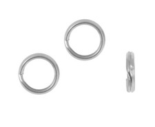 Sterling Silver 925 Split Rings Jump Rings * Many Sizes & Platings * Findings