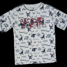 Marvel Avengers Friendly Spider-man Spidey Graffiti Boys' Graphic T shirt L (14)