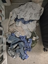 Job Lot Bundle Of Baby Boy Clothes 0-3 3-6 Months Various Ages All Used