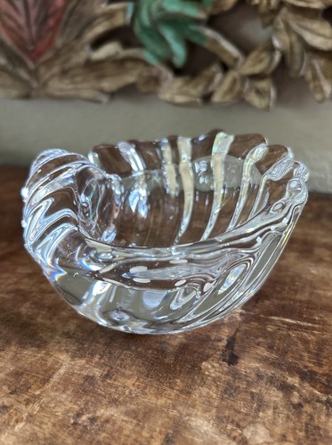 Art glass crystal seashell - art,