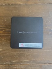 Belkin USB-C Dual Display Dock Station USB Type-C Black