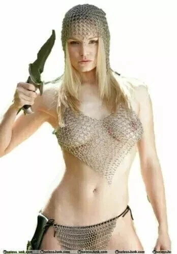Chainmail pantie bra coaf - chainmail,