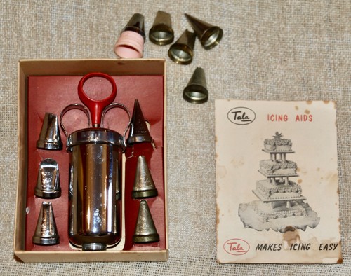 Vintage boxed tala icing set - icing,