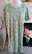 DAMART Ladies Dress Size 20. Polyester/Cotton. Short Sleeve. Fit and Flare. VGC