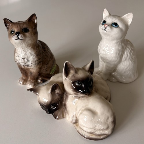 Beswick cat figurines - x,