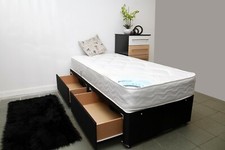 Single,Double,King Size Divan Bed. Choose Base Colour. With or without mattress.