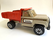 Rare Vintage 1960s Tonka Tinplate / Pressed Steel Dump Tipper Truck No 80