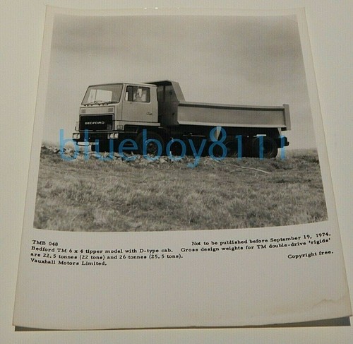 1974 bedford 6x4 tipper - tm,