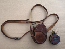 WWI Verner's Mk VII Marching Compass MAKER B-L CASE MAKER MATHAWAY DATED 1915