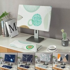 2Pcs Stretchable 19-32 Inch Monitor Desktop Computer Slipcover Keyboard Cover