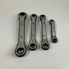 Teng Tools 6pc Ratchet Offset Ring Spanner Set Very Good Preowned Condition 