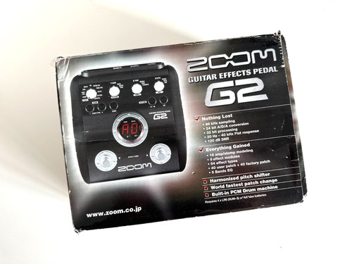 Zoom guitar effects pedal - zoom, g2
