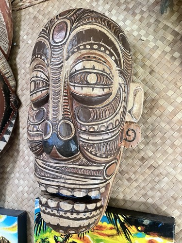 Traditional tattooed png tiki - png,