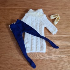 Pedigree Sindy Frosty Pants 44018 Outfit Knitted Dress, Tights Shoes Complete
