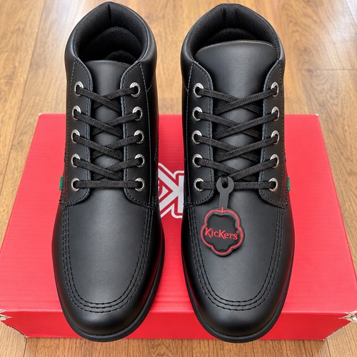 Kickers men black lace up - black,